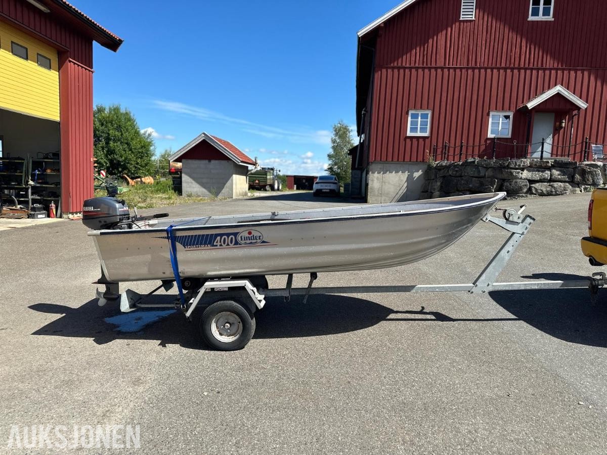 2001 Linder Sportsmann 400 båt med henger og motor